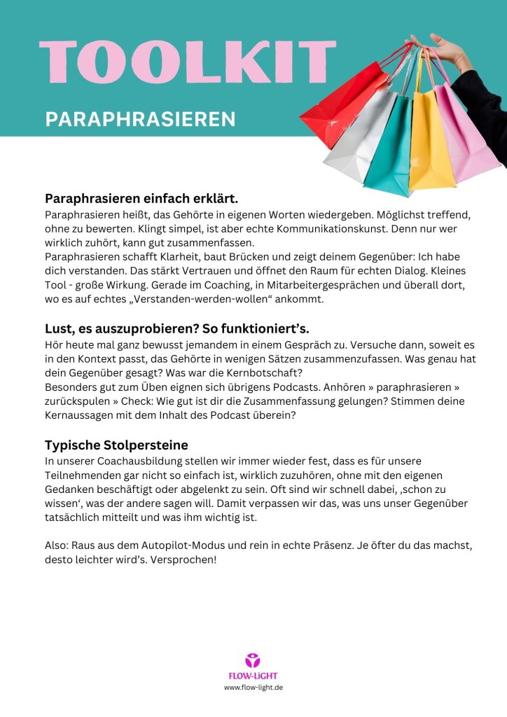 Paraphrasieren
